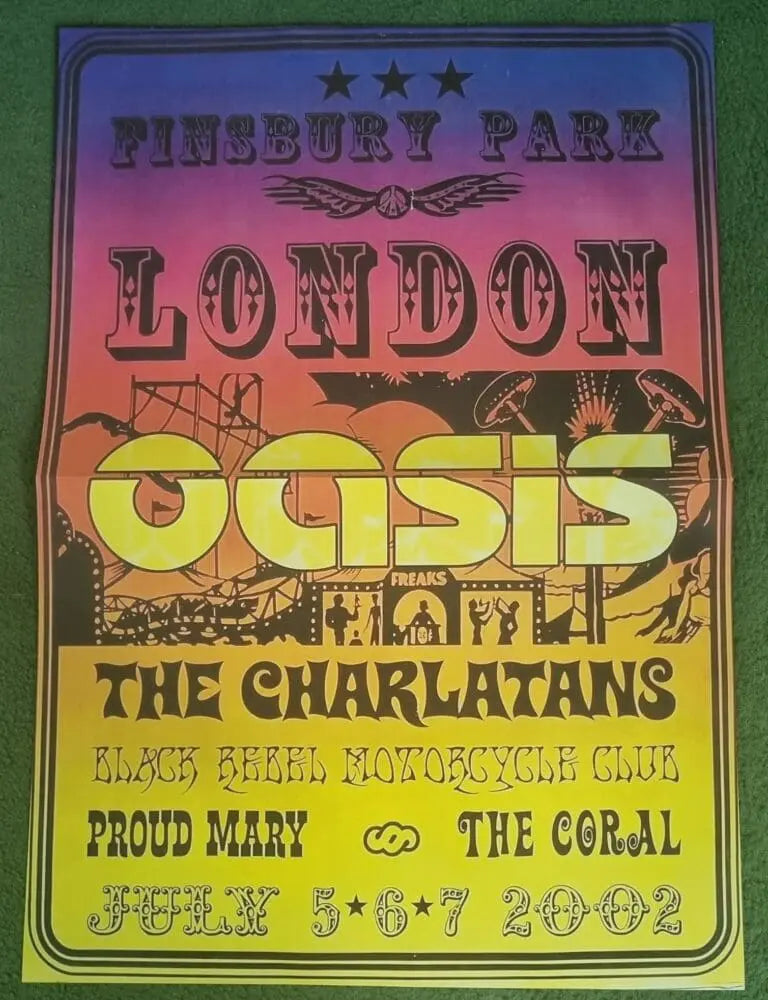 Oasis - Finsbury Park 2002 - 2 x LP Coloured Vinyl