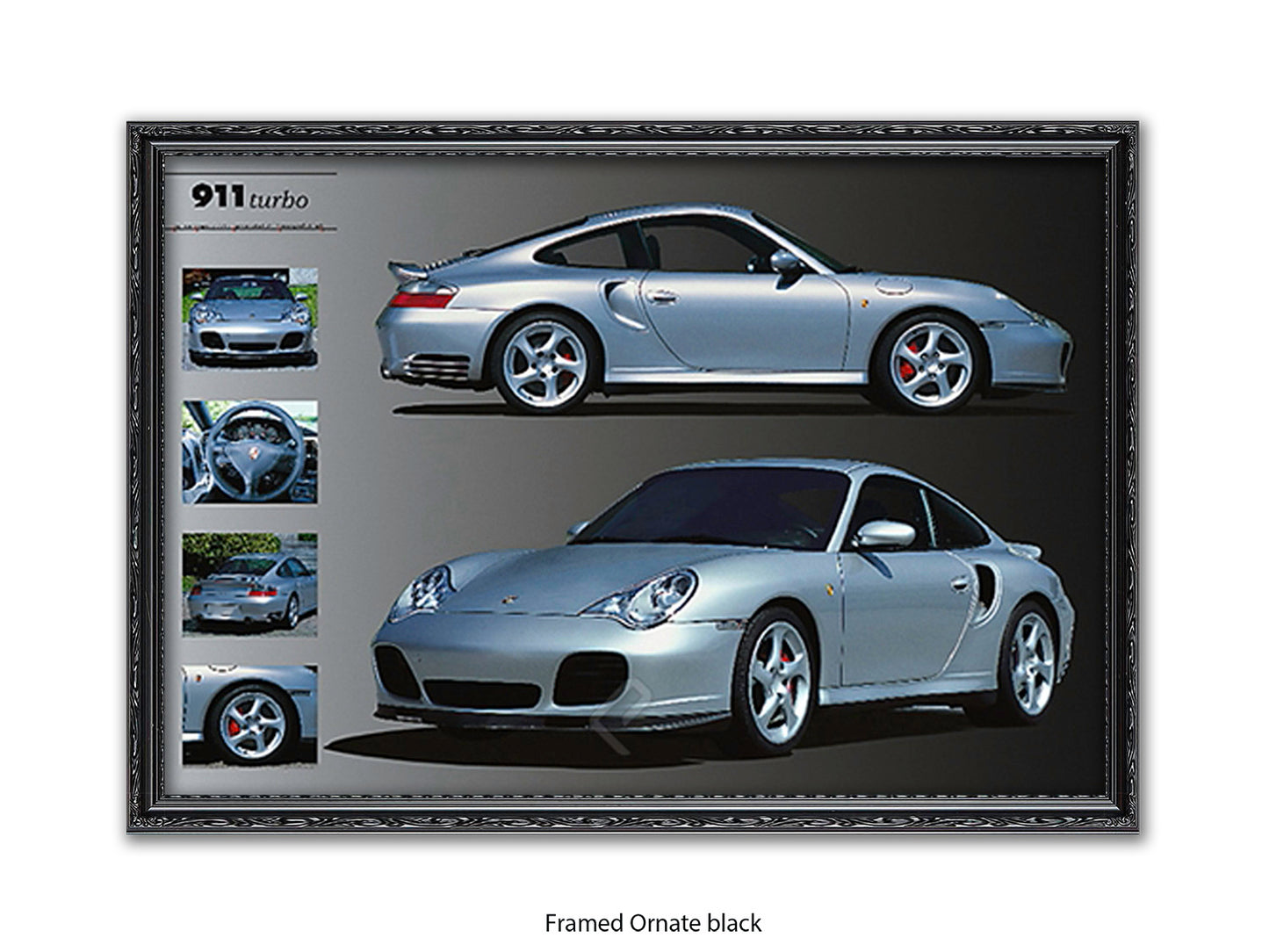 Porsche 911 Turbo Sports Car Poster