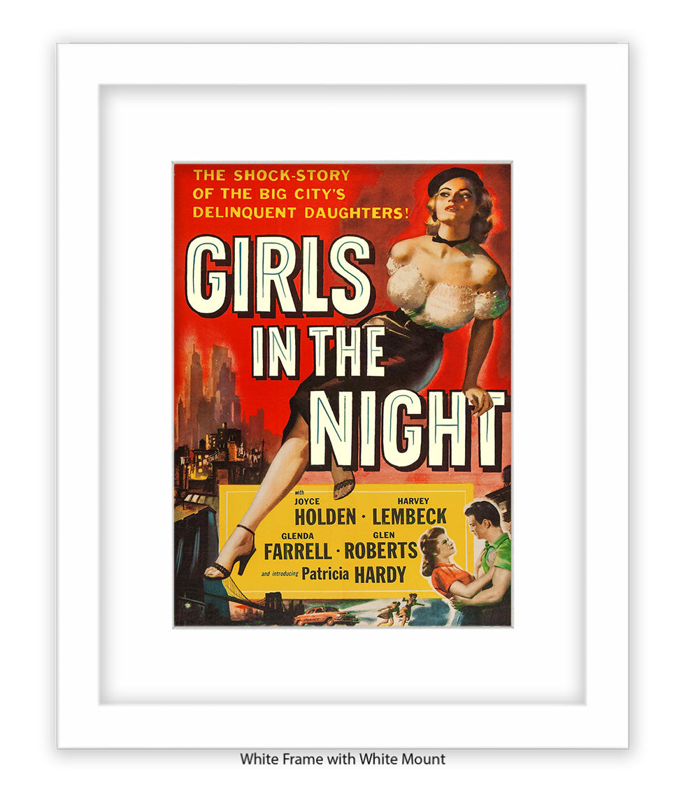 Girls In The Night - Art Print