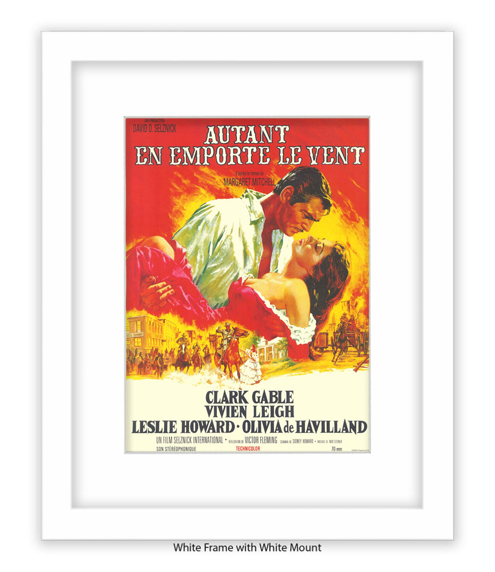 Gone With The Wind French Art Print
