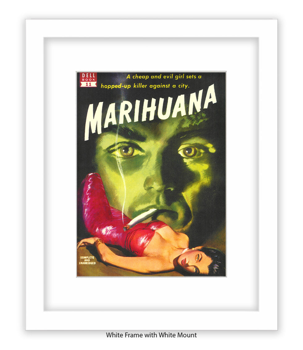 Marihuana - Cheap Evil Girl Hopped-Up Killer - Art Print