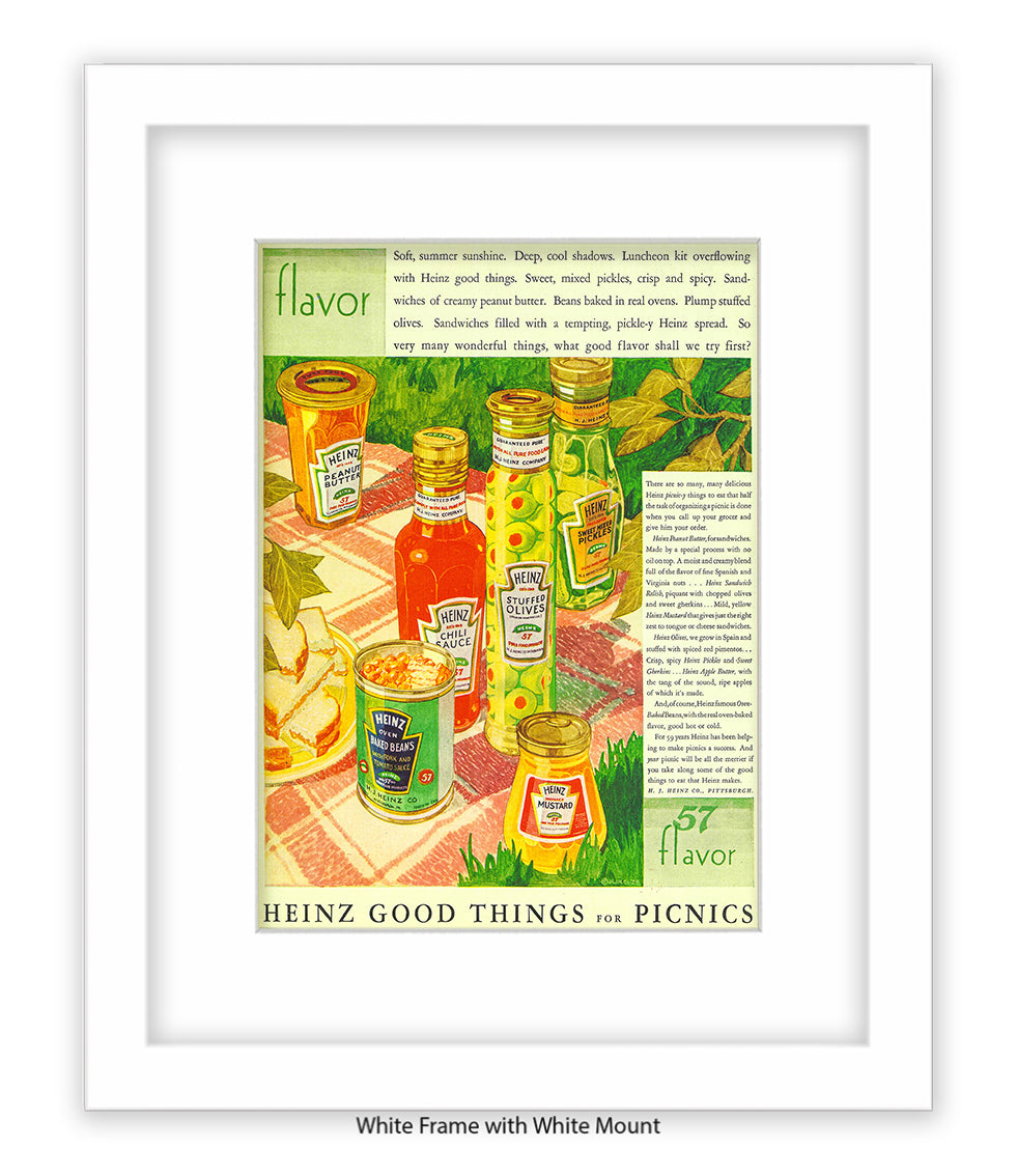 Good things for picnics - Art Print