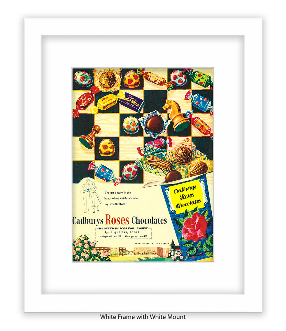 Cadbury's Roses - Art Print