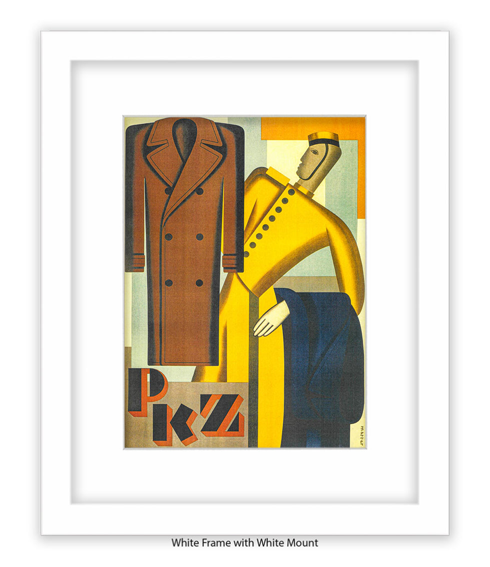 P K Z Yellow Bell Boy Menswear Art Print