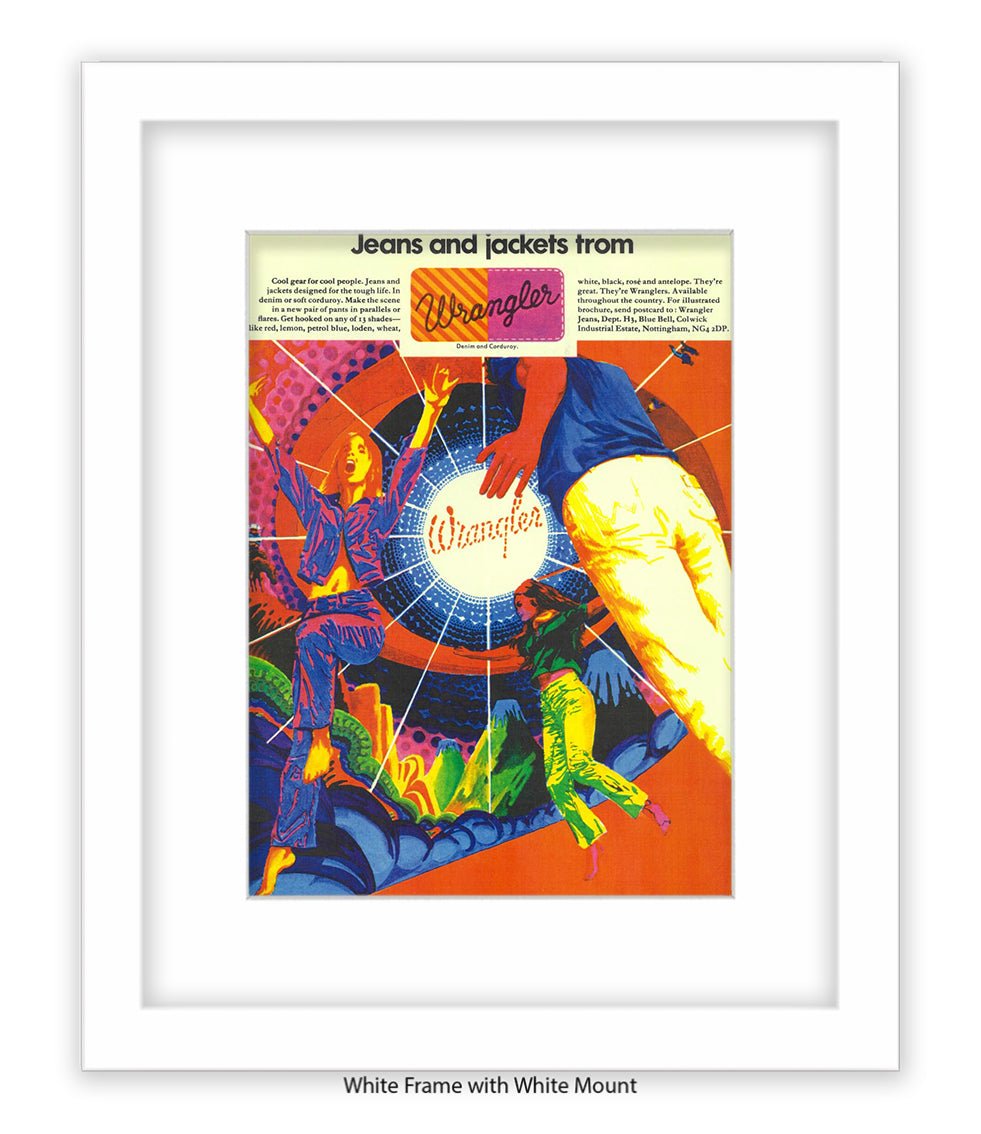 Wranglers Jeans & Jackets Art Print