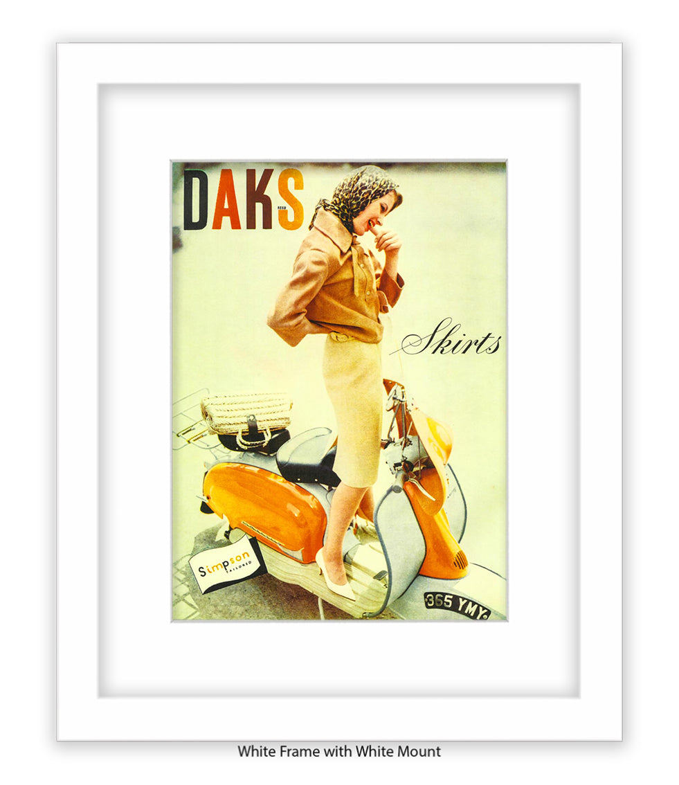 Daks Skirts Art Print