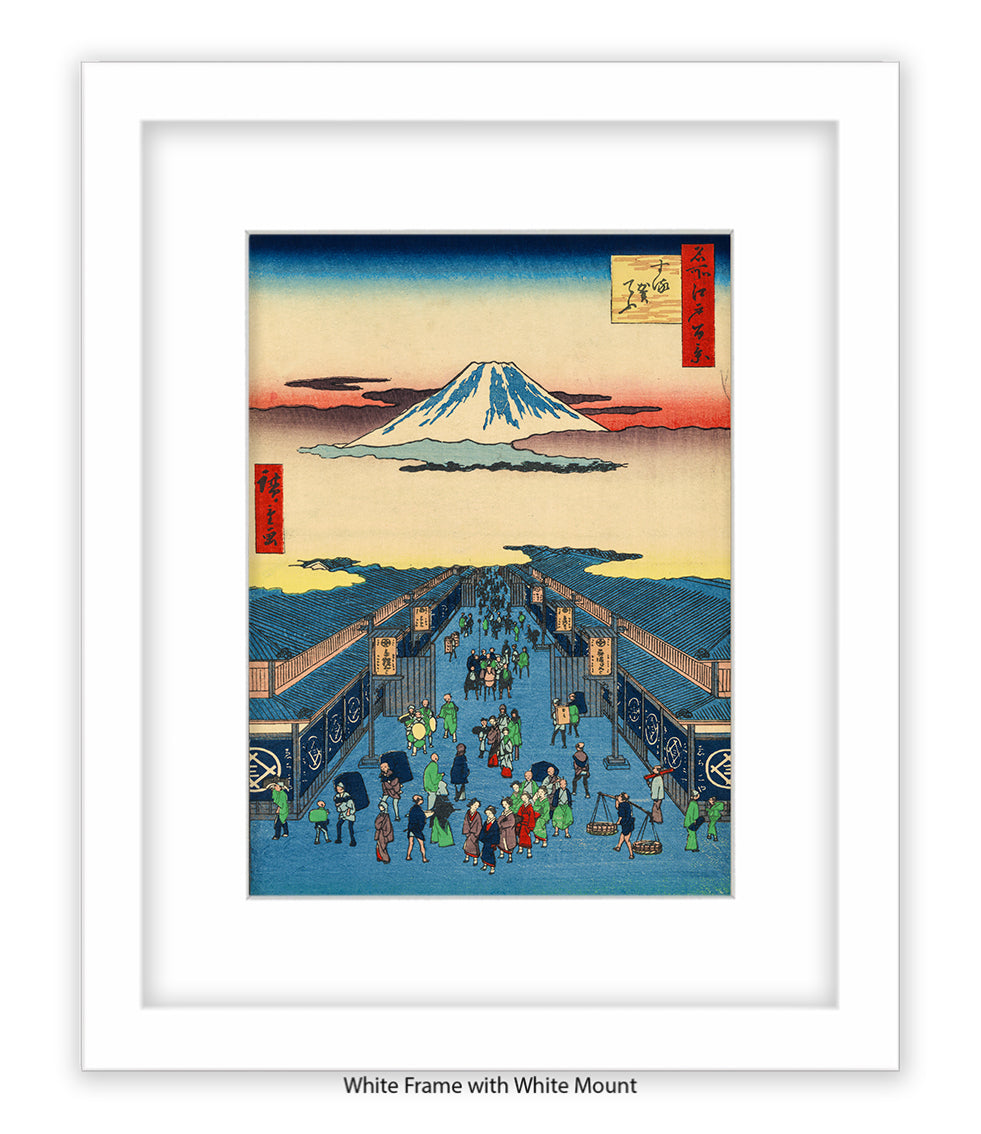 Mount Fuji - Suraga Town Art Print