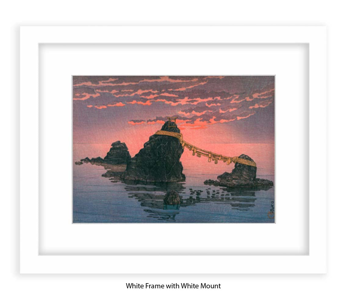 Rocks in the Ocean - Hasui Kawase - Japanese Art