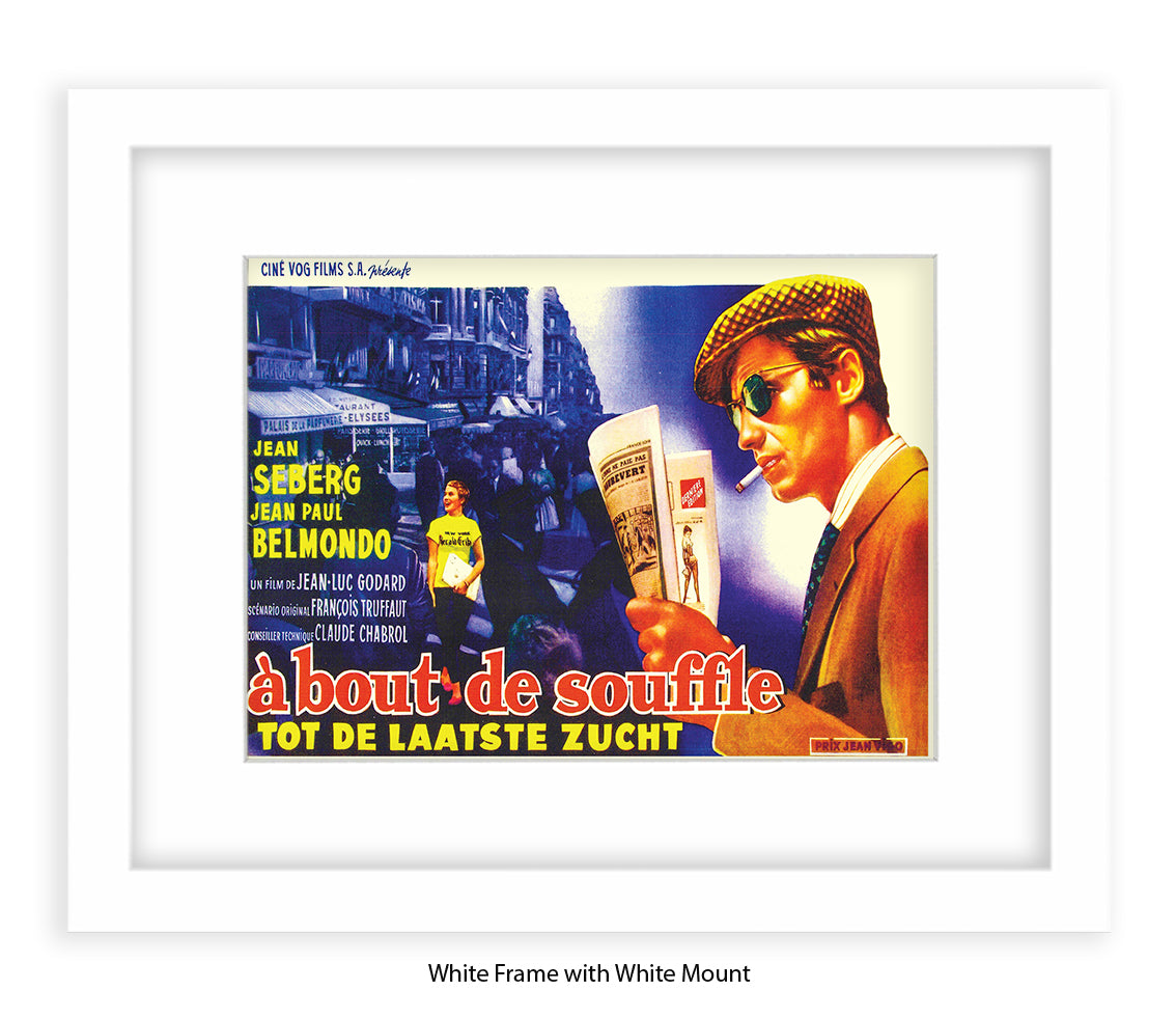 A Bout de Souffle Breathless Art Print