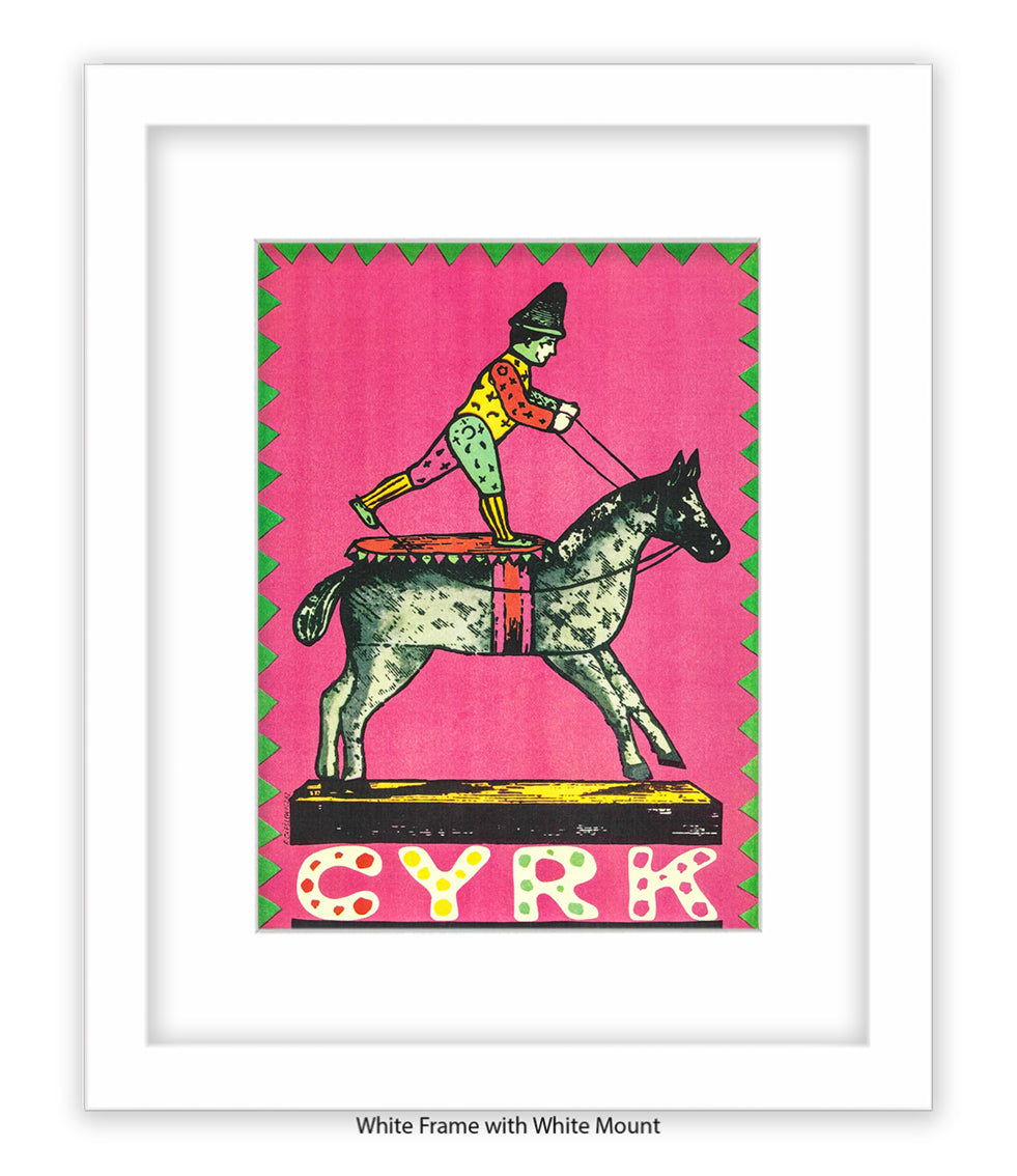 Toy Horse CYRK Art Print