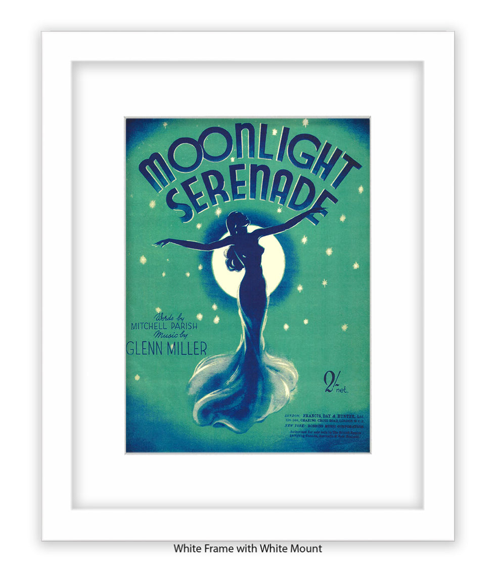 Moonlight Serenade Glenn Miller Art Print