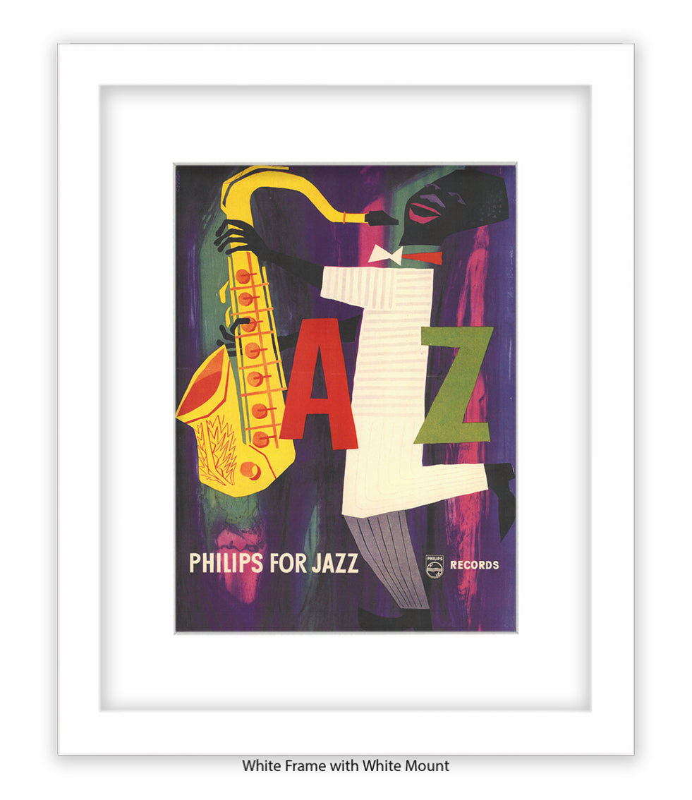 Phillips For Jazz 1955 Saxophone Art Print