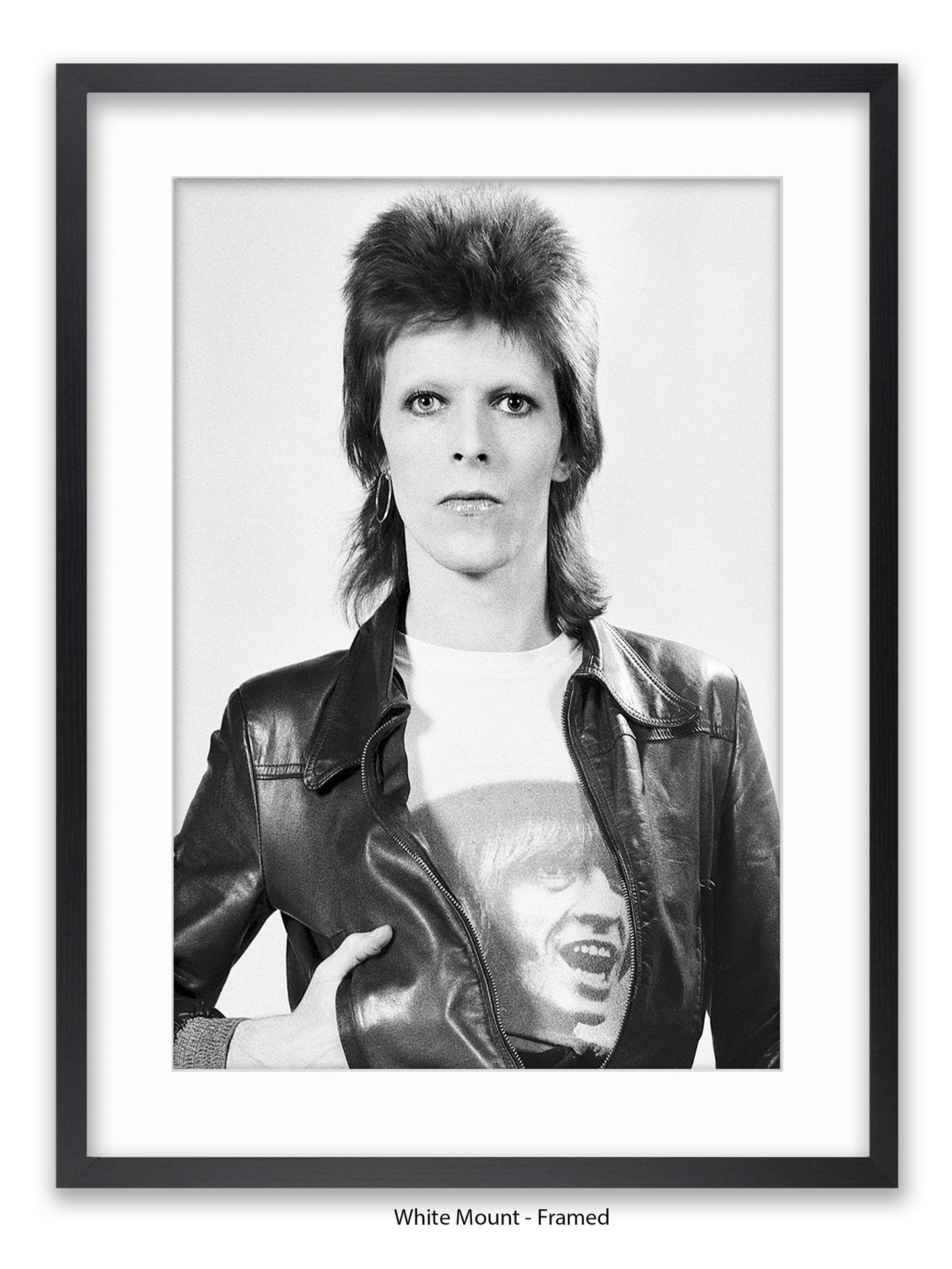 David Bowie - Leather Jacket - 1973 - Poster
