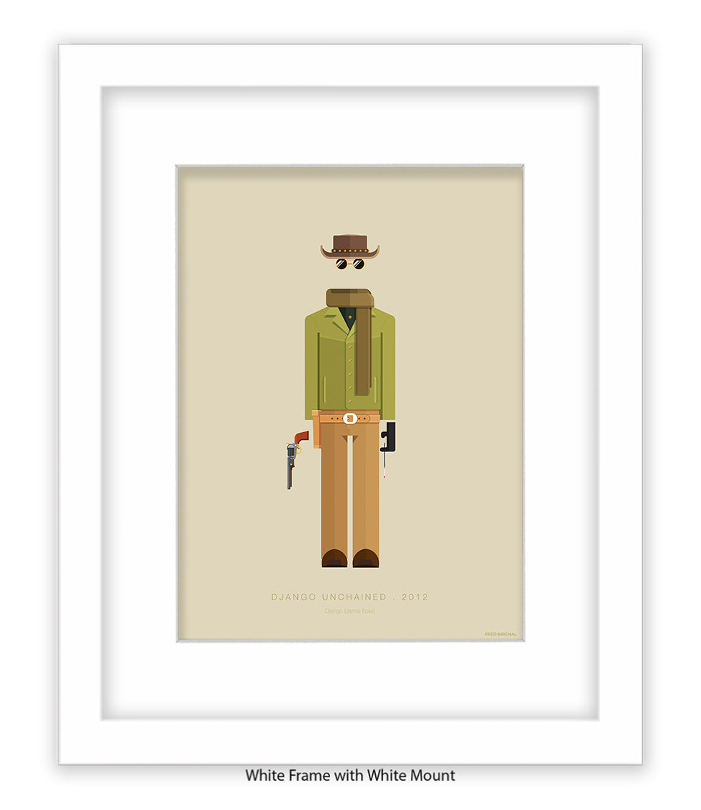 Django Unchained Fred Birchal Art Print