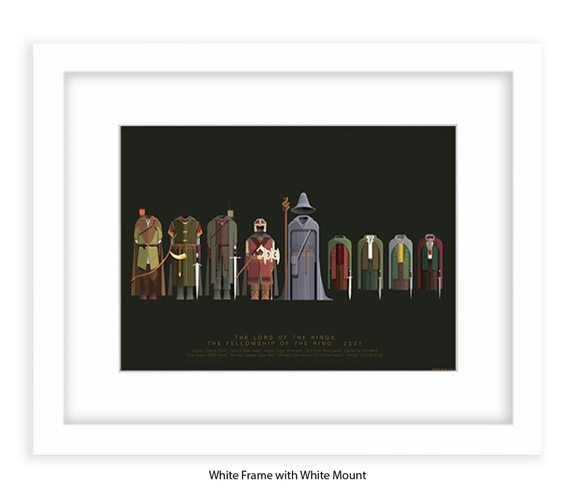 Lord of The Rings - Fellowship Fred Birchal Art Print