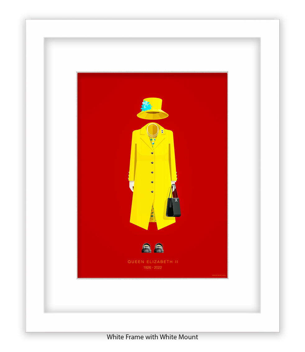 Queen Elizabeth II - Fred Birchal Art Print