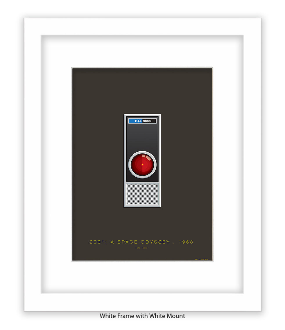 2001 Space Odyssey Hal Fred Birchal Art Print