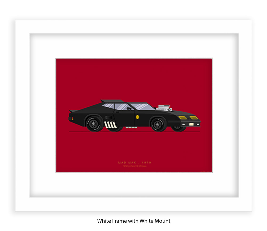 Mad Max - 1973 Ford Falcon - Fred Birchal Art Print