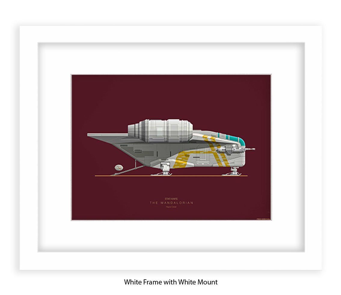 Star Wars - Mandalorian - Fred Birchal Art Print