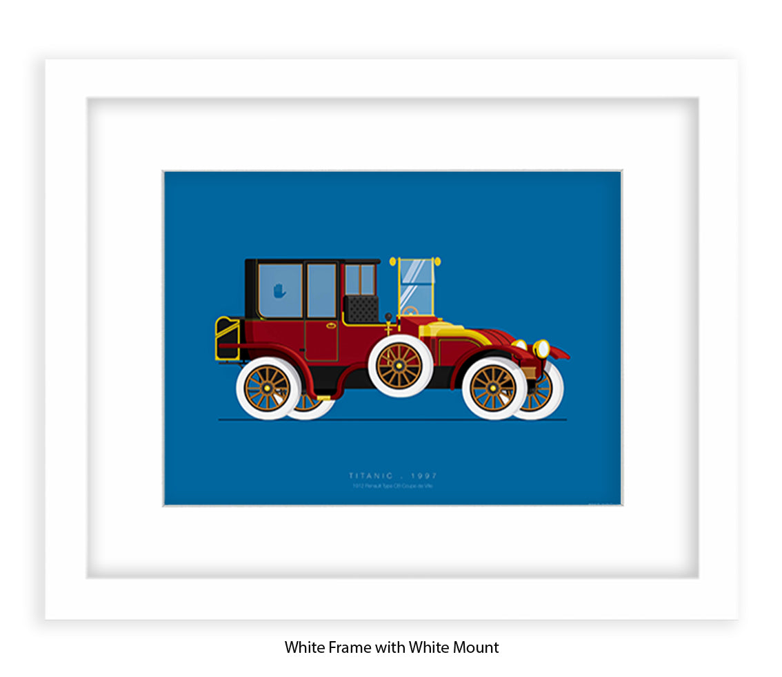 Titanic - Renault Coupe de Ville - Fred Birchal Art Print