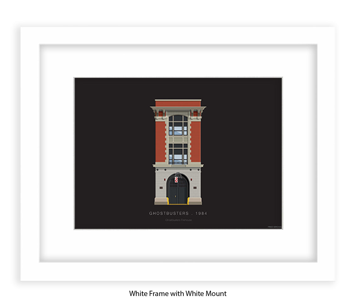 Ghostbusters - Firehouse - Fred Birchal Art Print