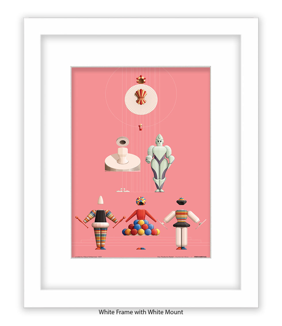 Triadische Ballet 1970-IX - Fred Birchal - Art Print