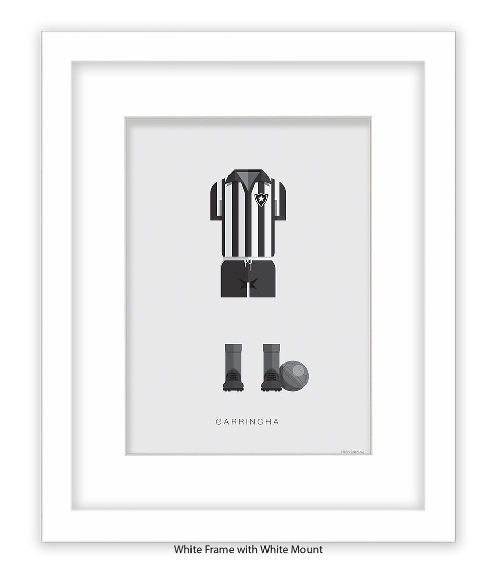 Garrincha Fred Birchal Art Print