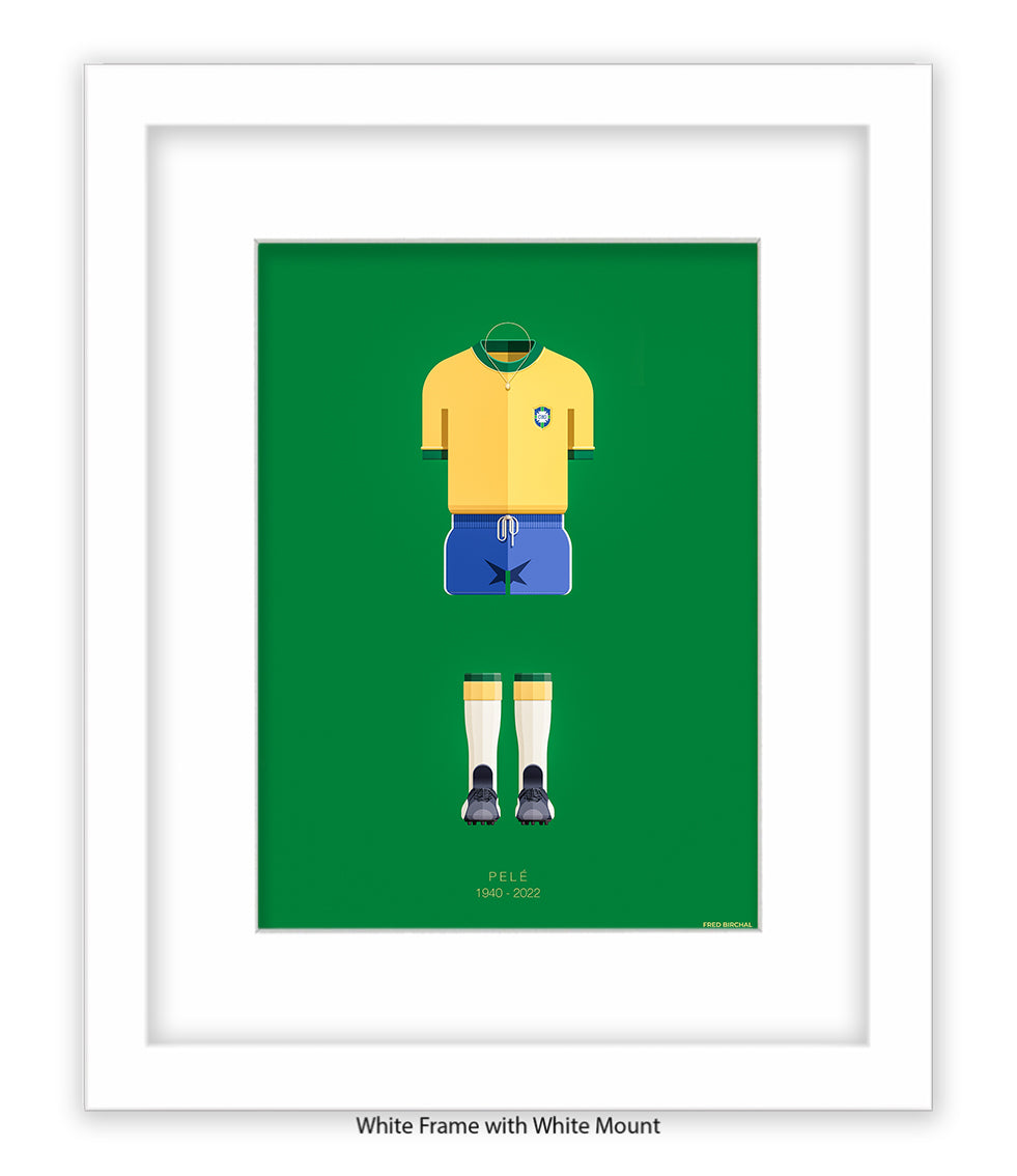 Pele Fred Birchal Art Print