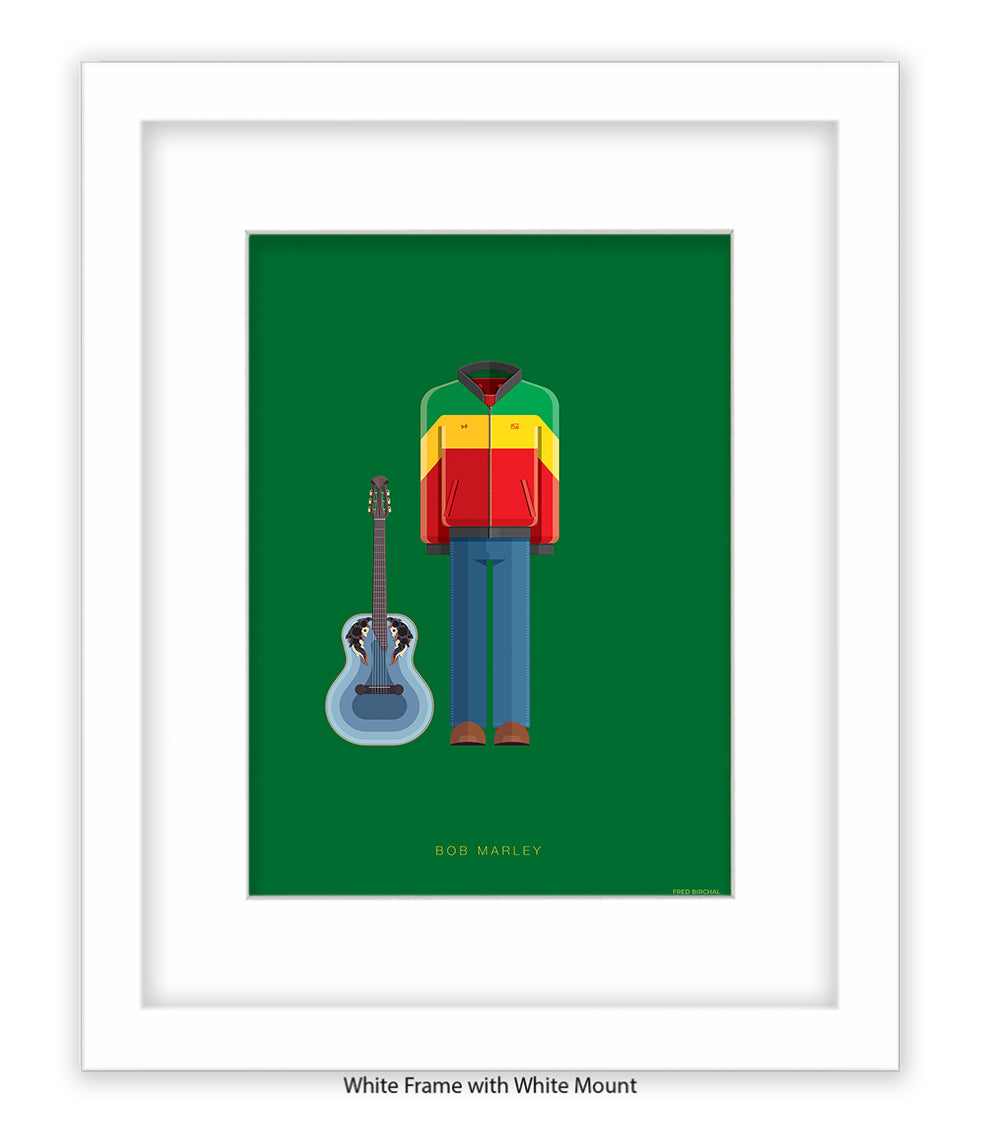 Bob Marley Fred Birchal Art Print