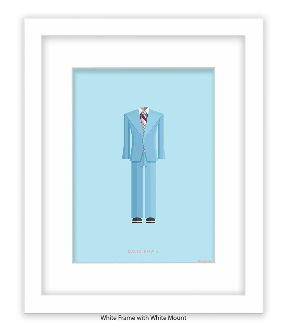 David Bowie Blue Fred Birchal Art Print