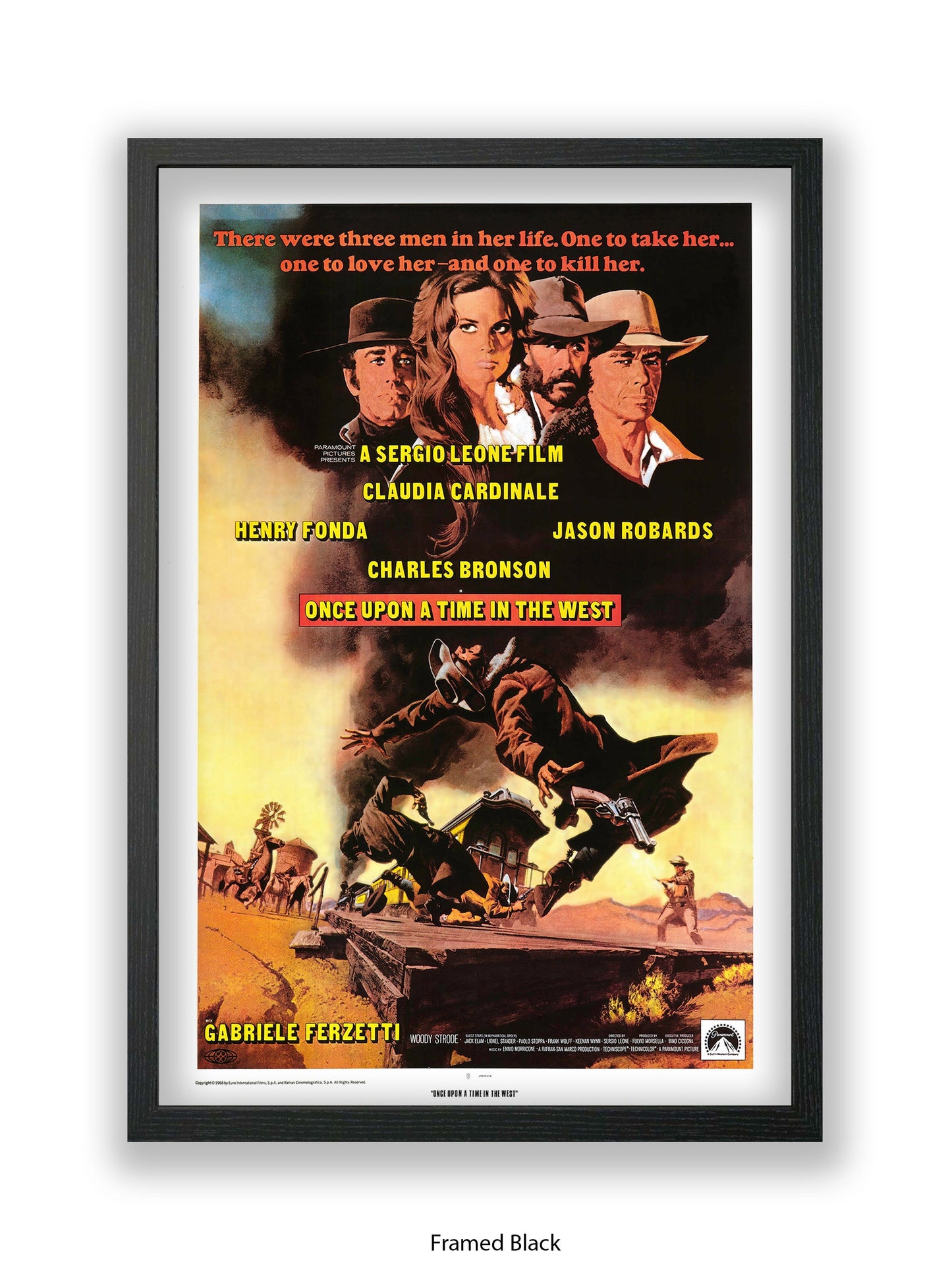 Once Upon A Time In The West - rare 1980s - One sheet poster