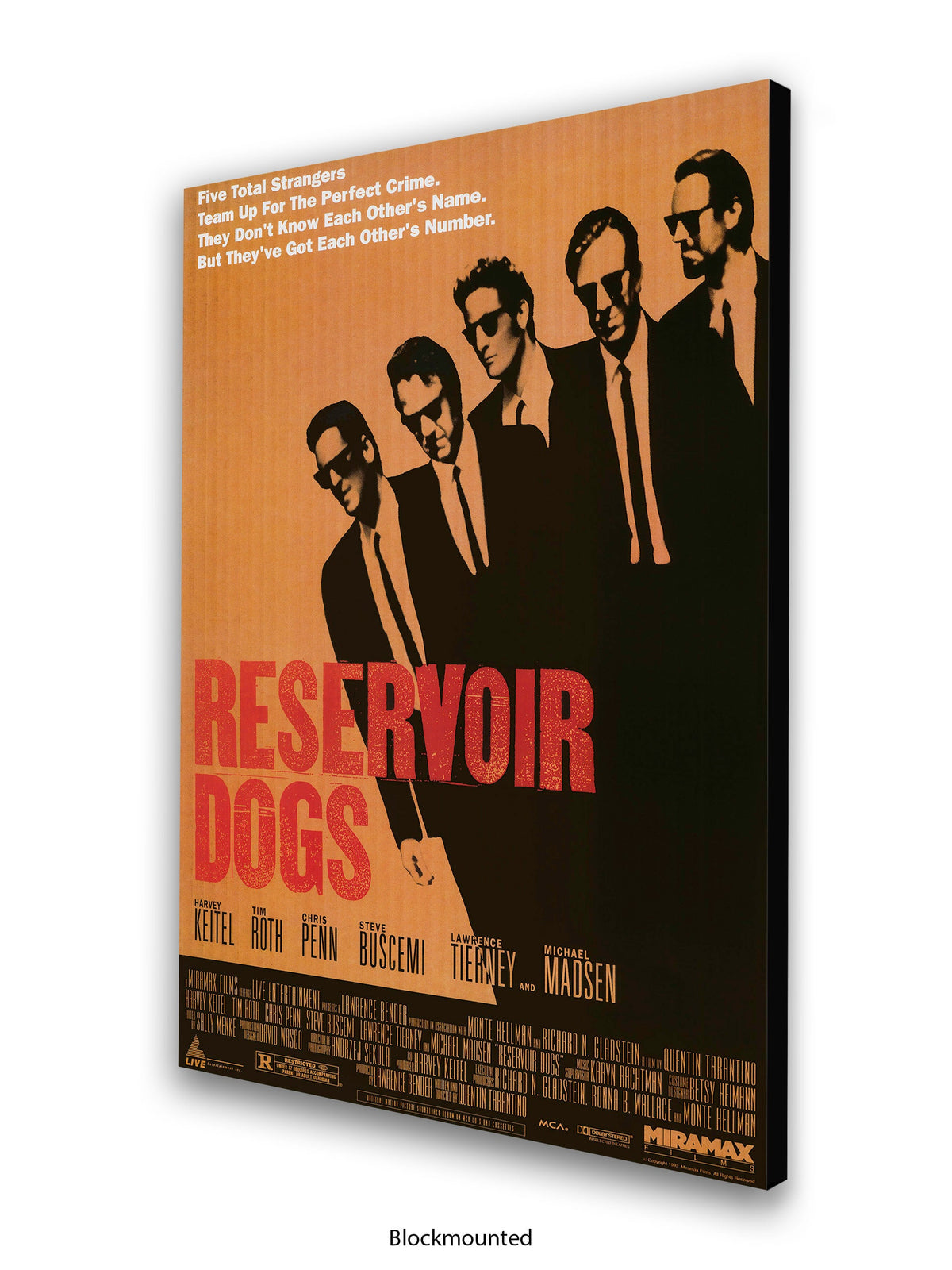 Reservoir Dogs - Five Total Strangers - One sheet poster