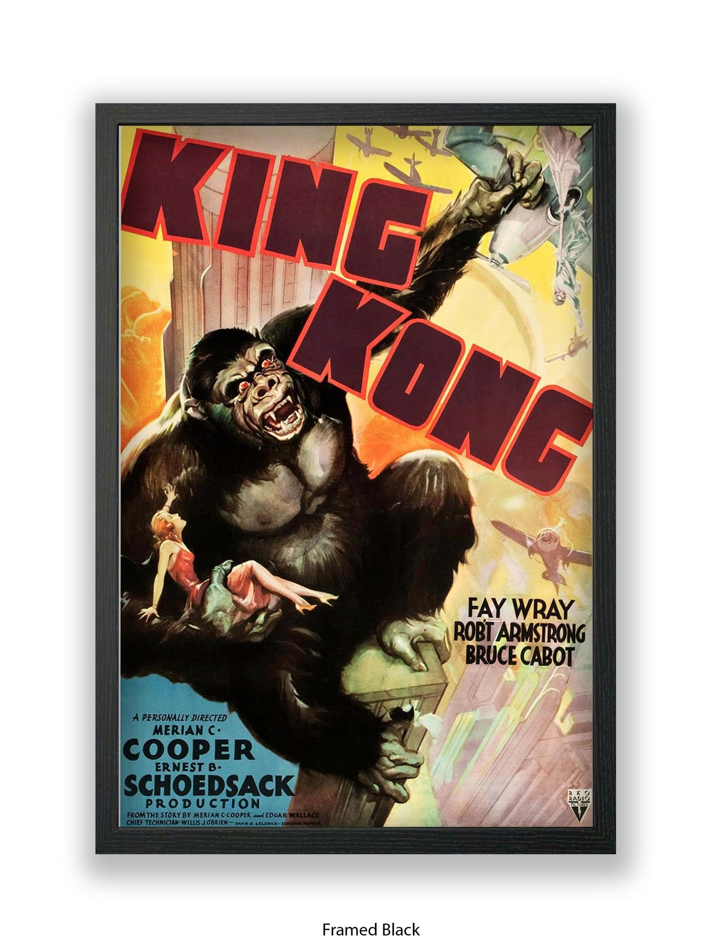King Kong - Very rare 1980s - One sheet poster