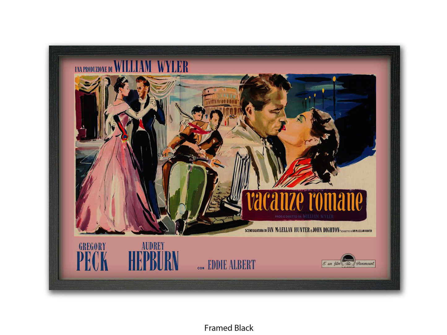 Roman Holiday - Vacanze Romane- Extremeley rare 1980s - One Sheet poster
