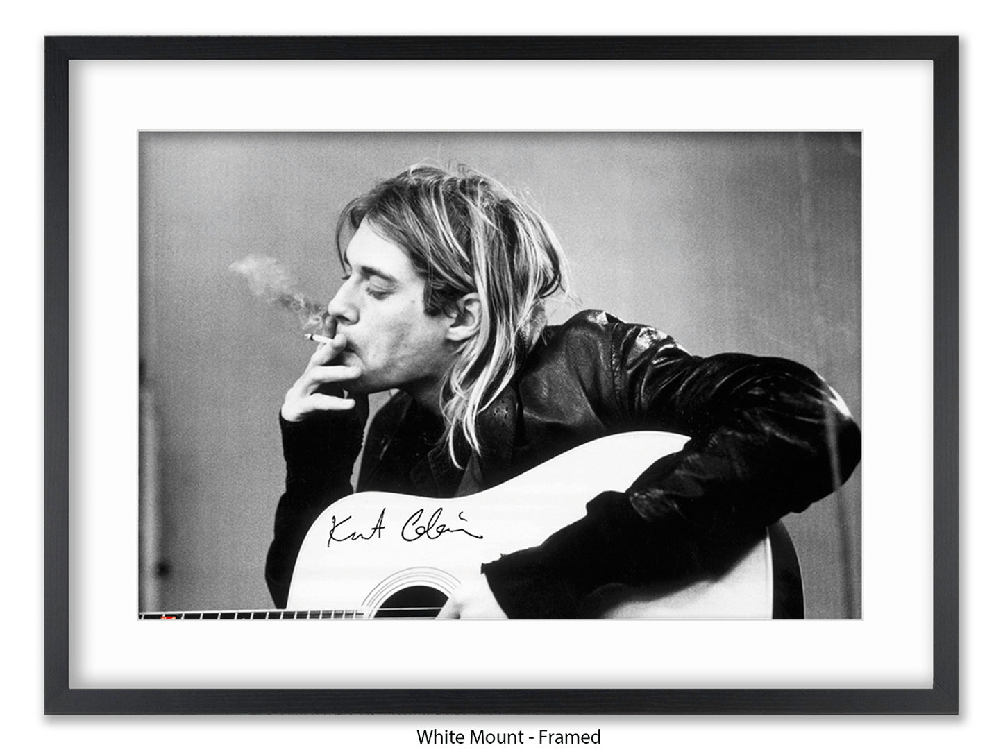 Nirvana - Kurt Cobain - smoking - Poster