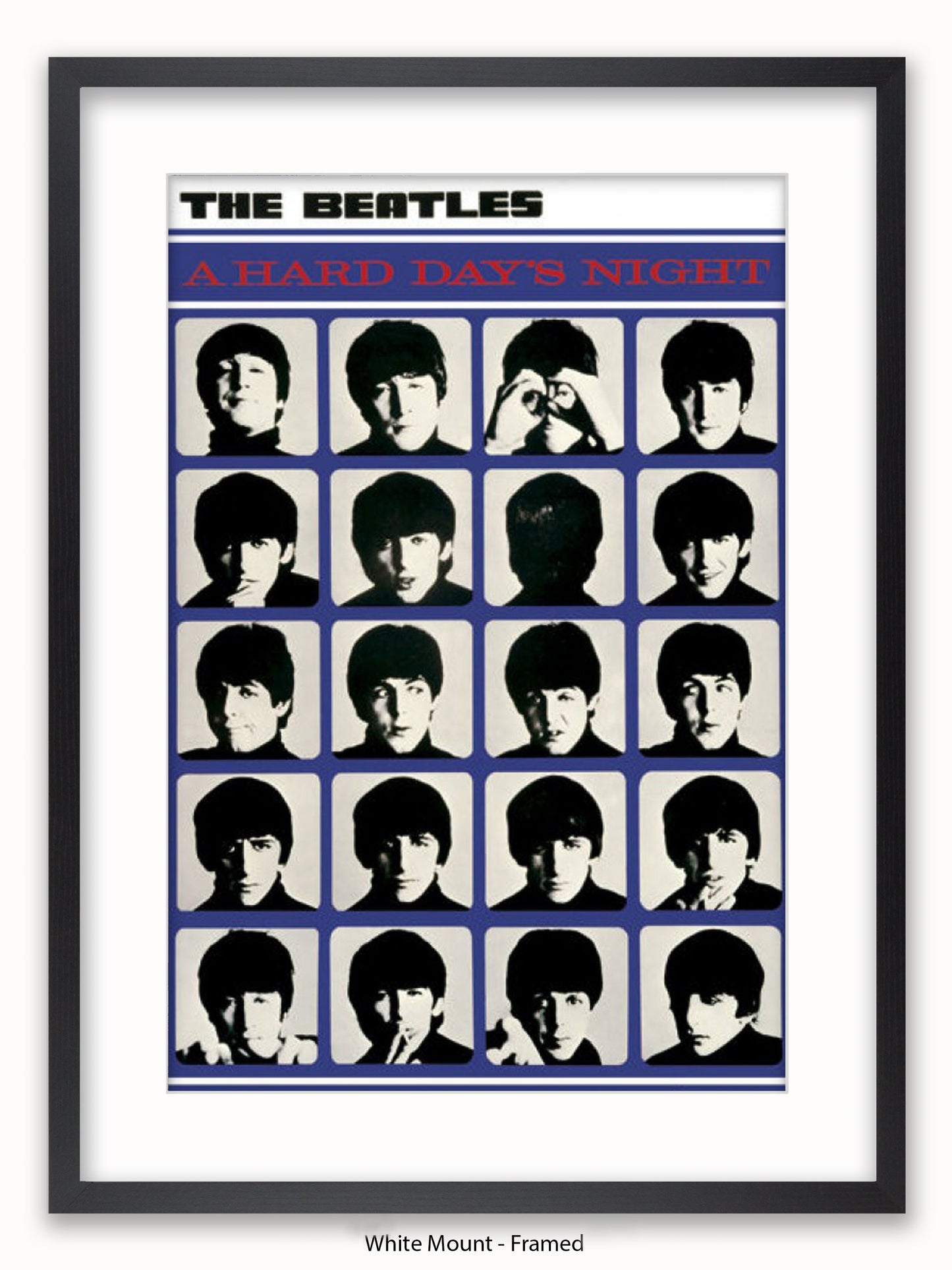 Beatles Hard Day's Night Poster