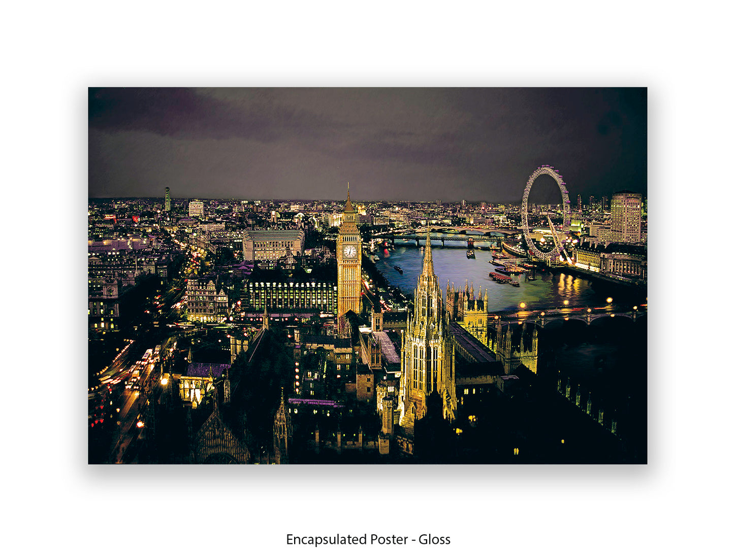 London Eye View Giant Poster