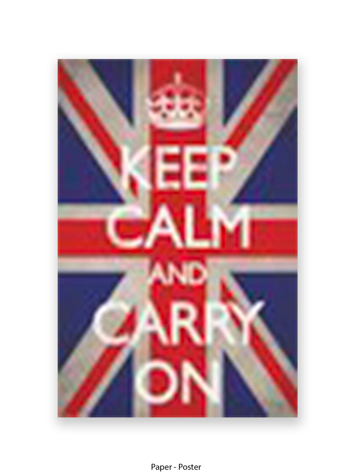 Keep Calm Carry On Giant Poster