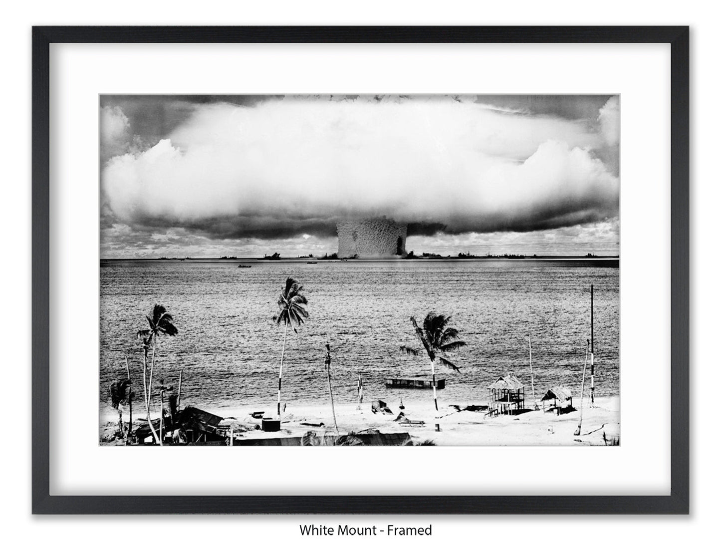 Atomic Bomb Explosion Bikini Atoll Poster