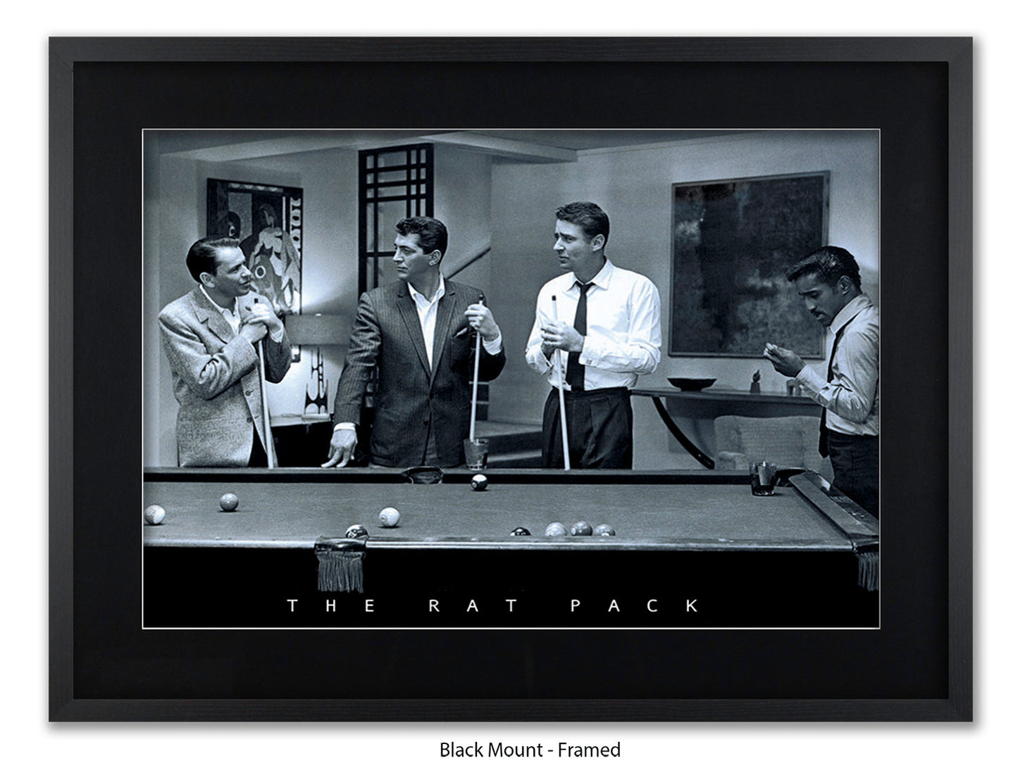 Rat Pack Pool Poster