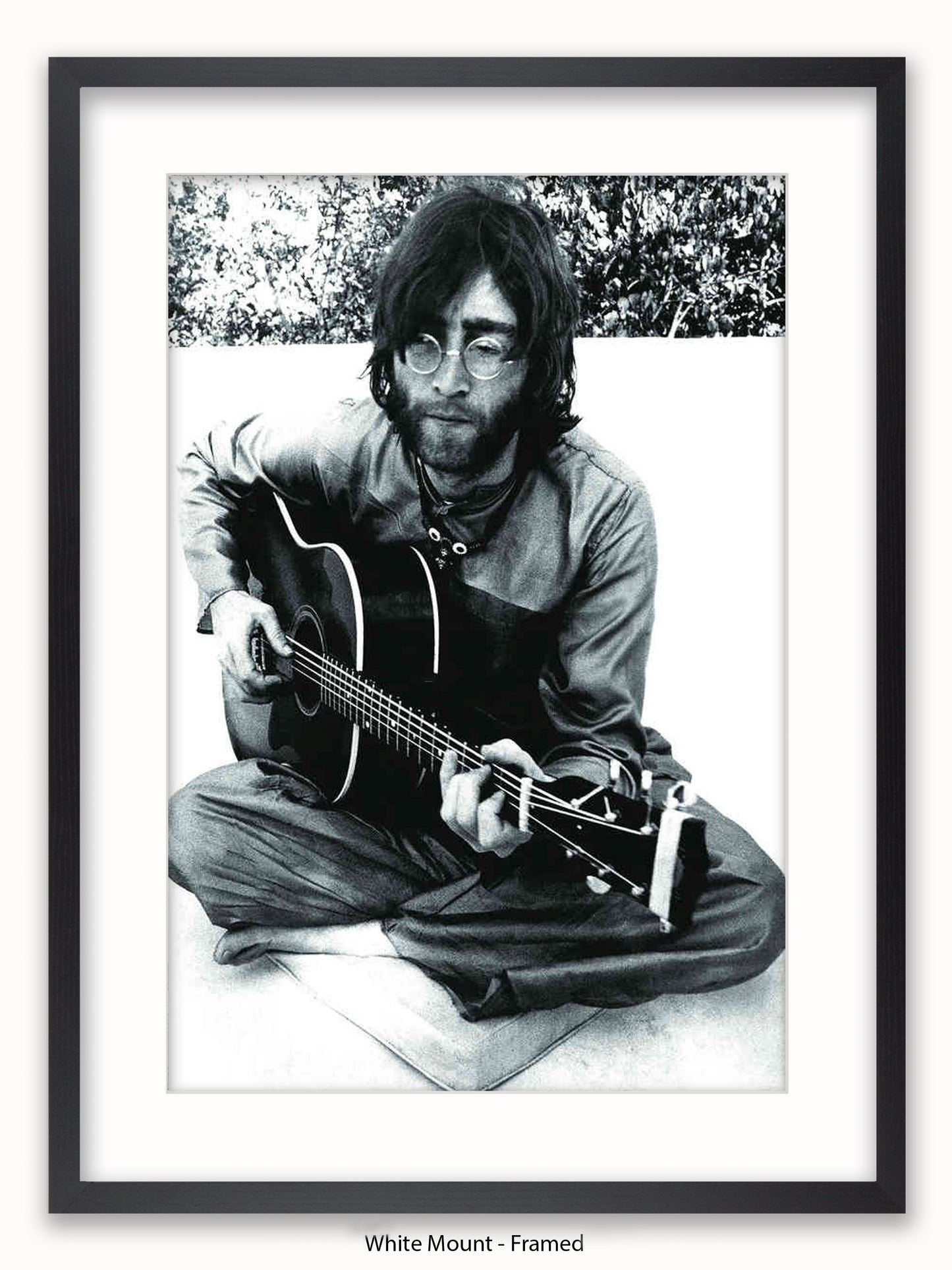 John Lennon Guitar Poster