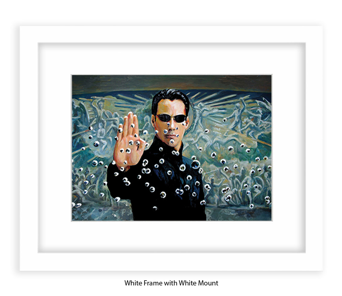 Matrix - Neo Bullitts -Michael Kozlov Art Print
