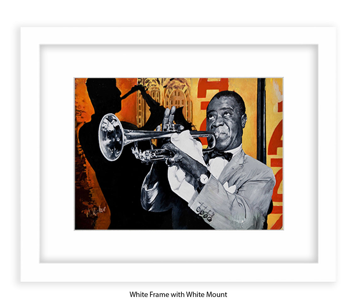 Louis Armstrong - Michael Kozlov Art Print