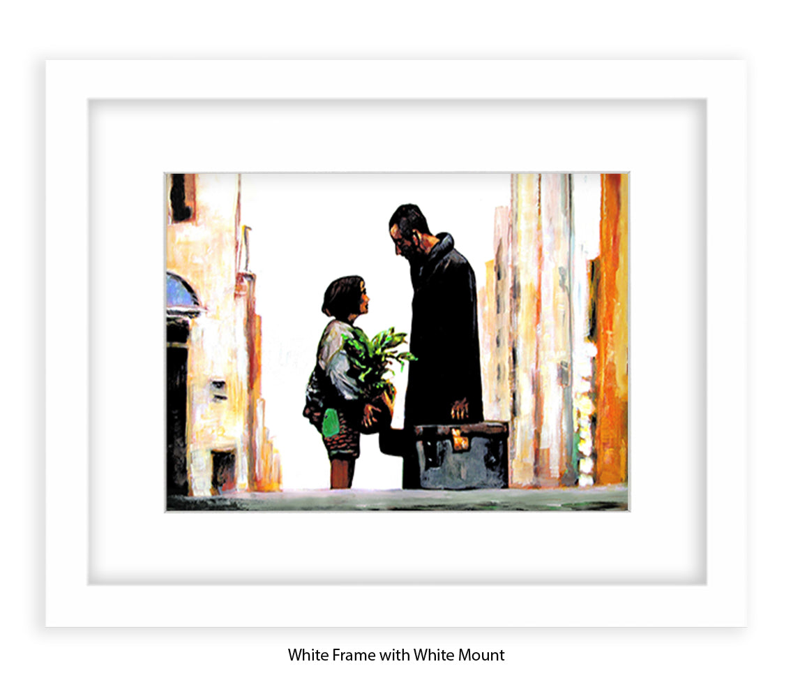 Leon Street - Suitcase - Michael Kozlov Art Print