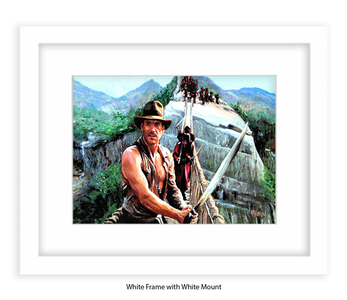 Indiana Jones - Harrison Ford - Michael Kozlov Art Print