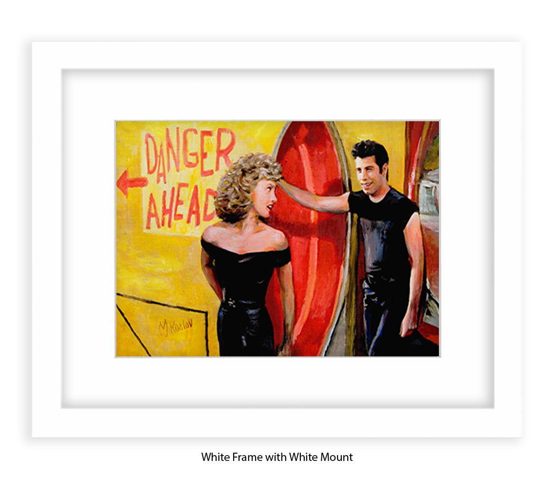 Grease - Danger Ahead - Michael Kozlov Art Print