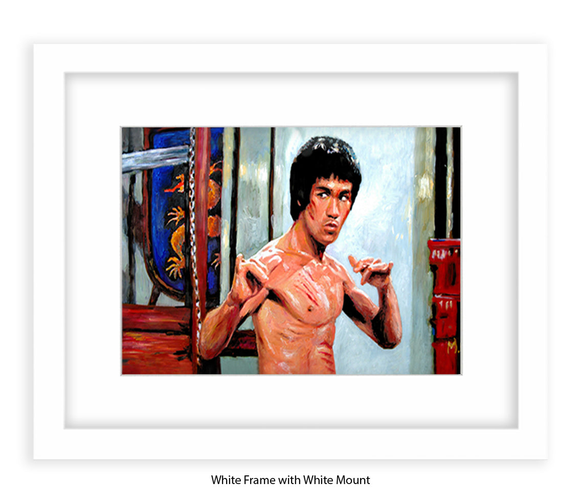 Bruce lee - Colour - Michael Kozlov Art Print