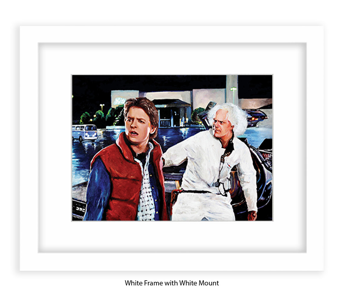 Back To The Future Doc - Michael Kozlov Art Print