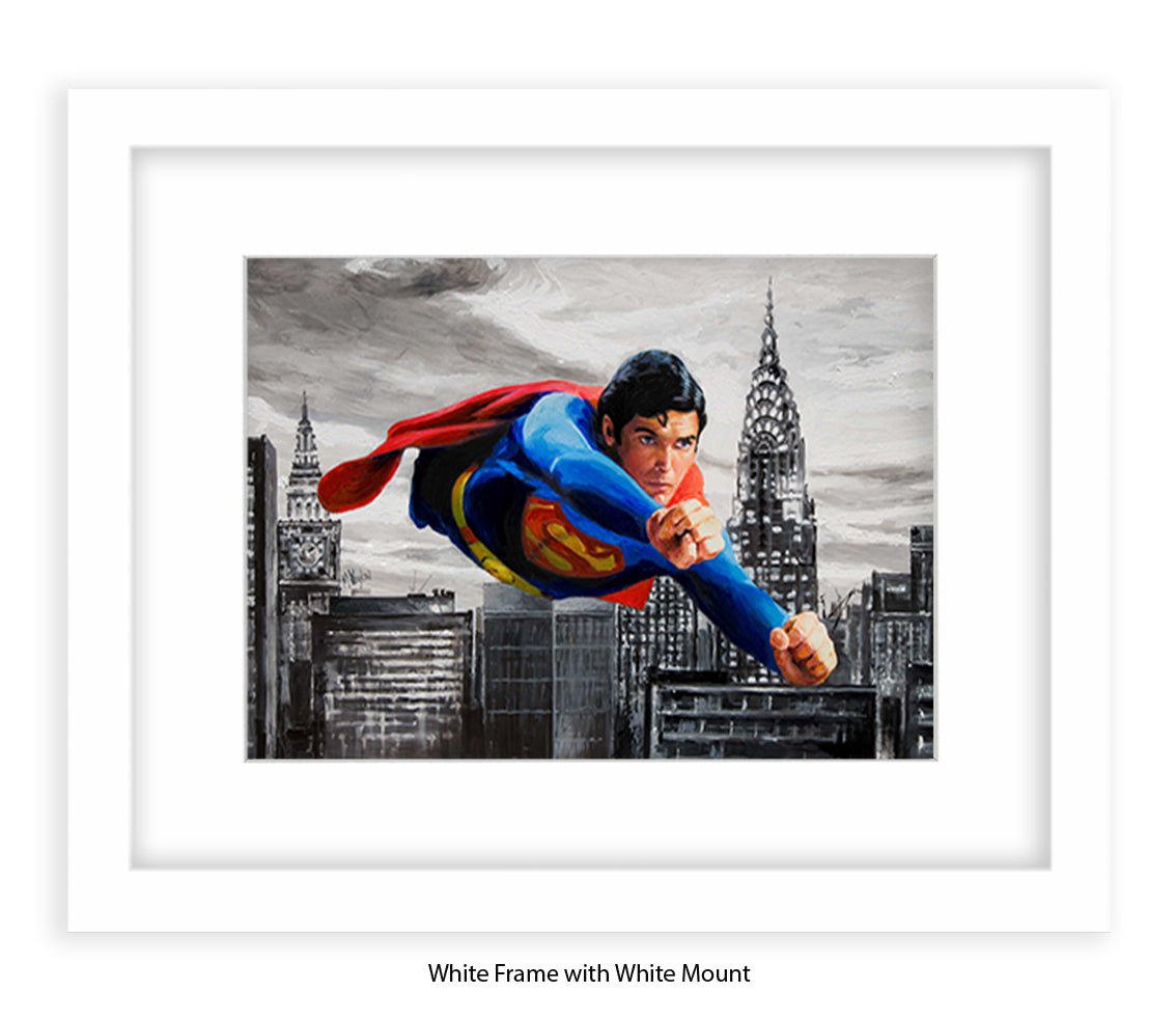 Superman - Christopher Reeve - Michael Kozlov Art Print