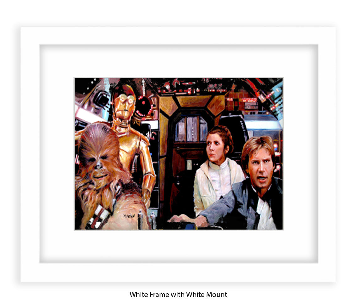 Star Wars - Cockpit - Michael Kozlov Art Print